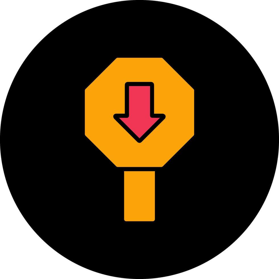 Down Arrow Icon Design vector