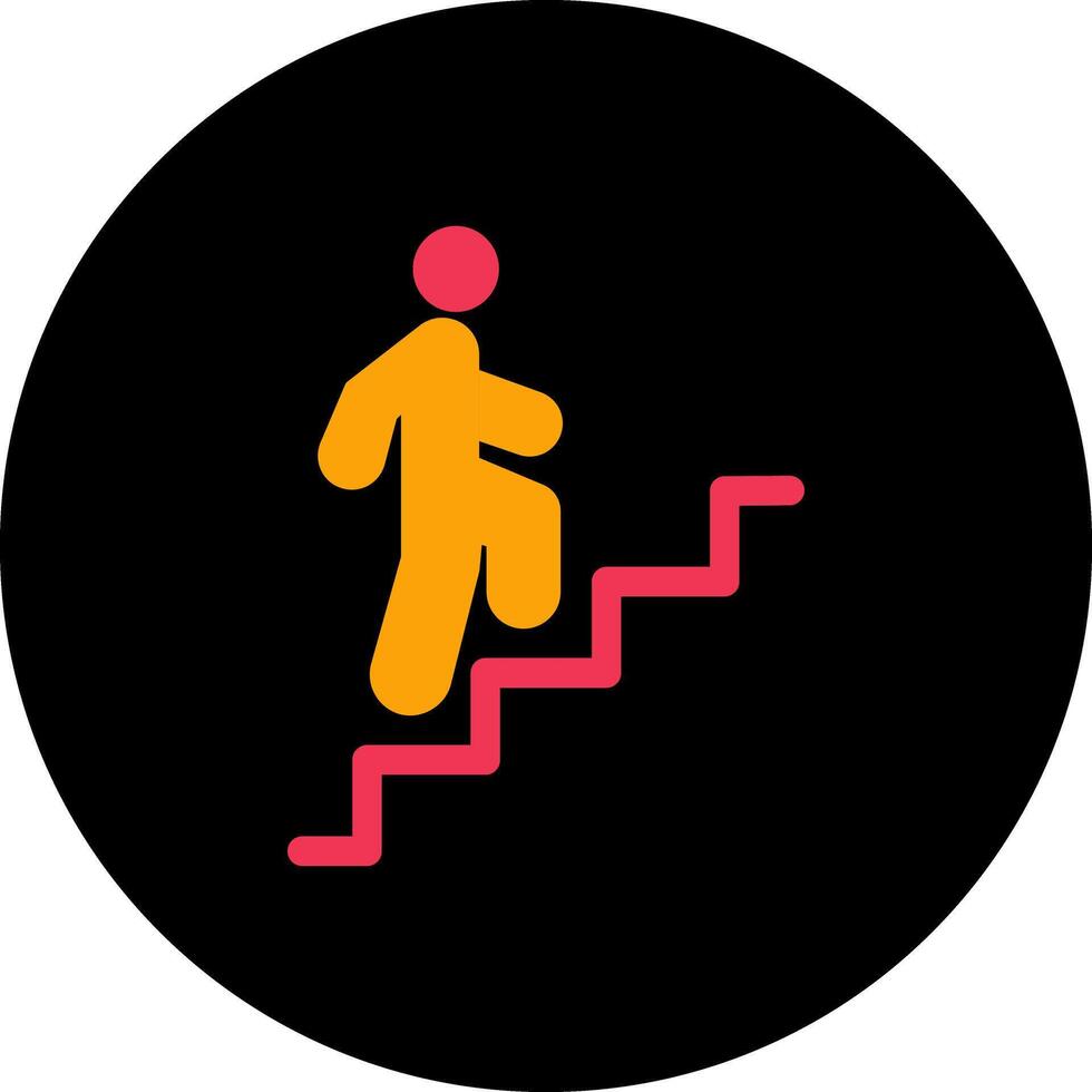 Career Ladder Icon Design vector