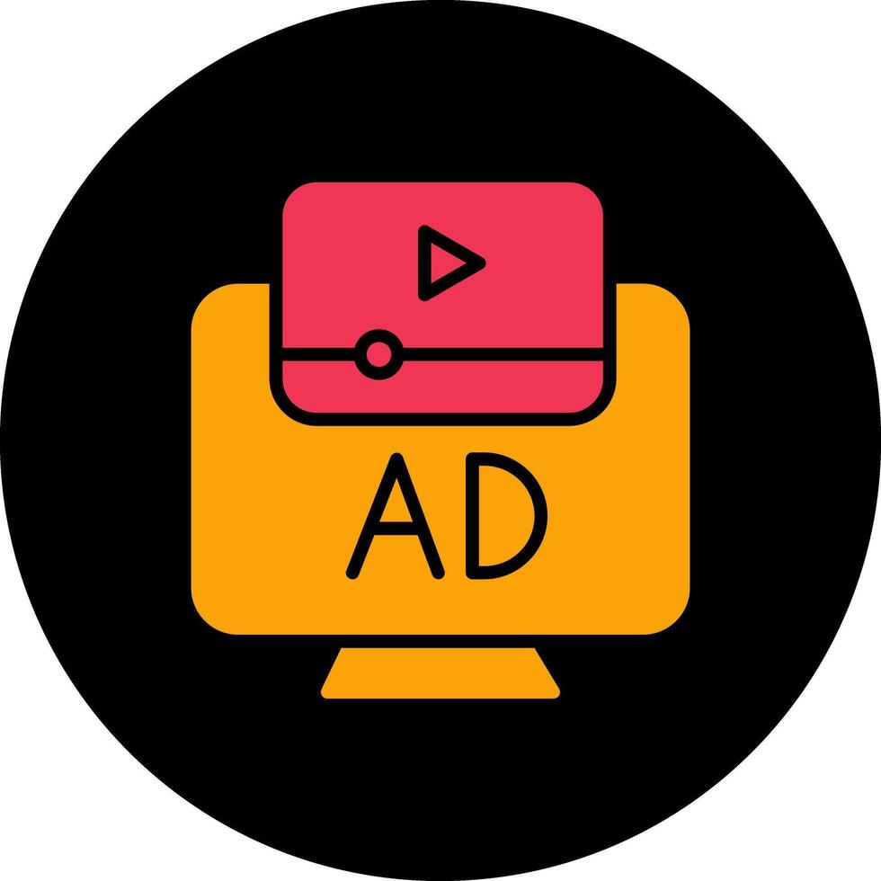 Ad Icon Design vector