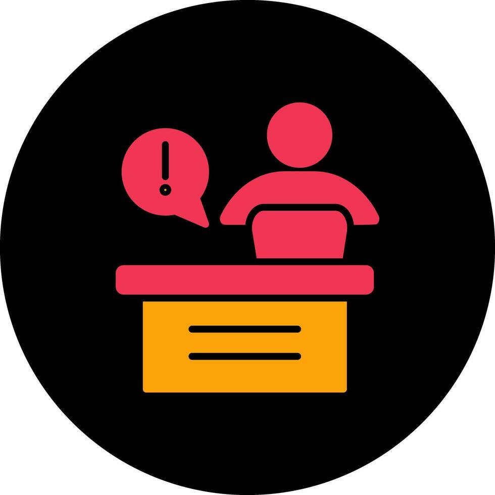 Service Desk Icon Design vector