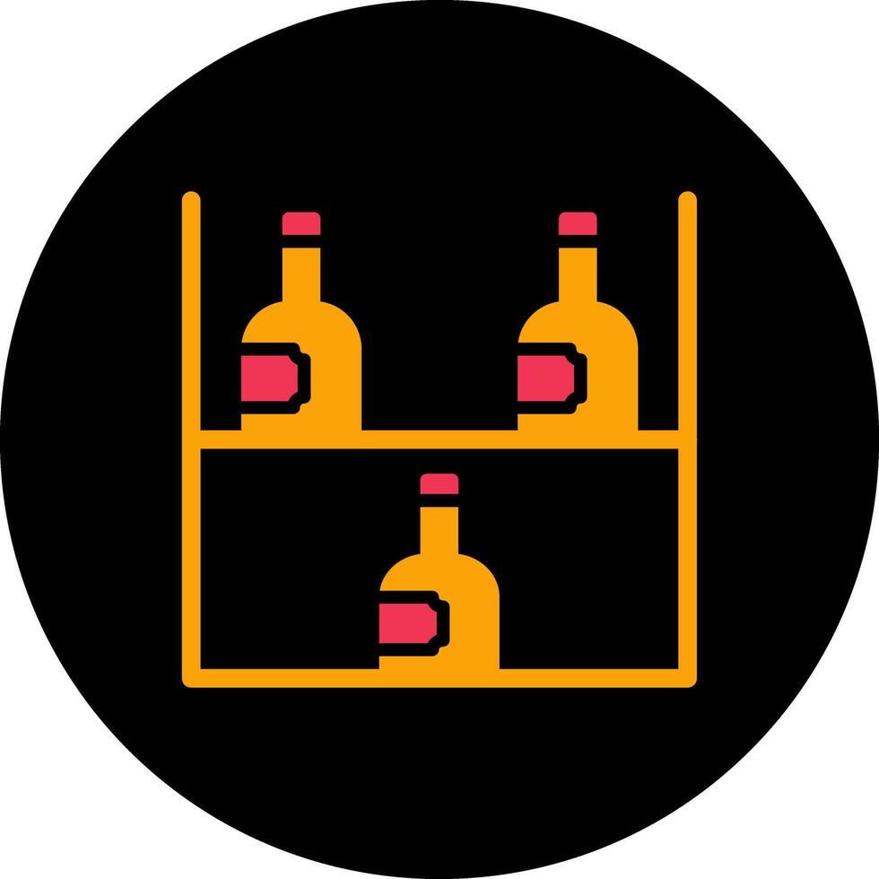 Wine Rack Icon Design vector