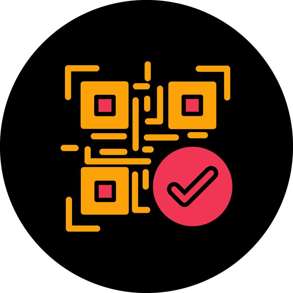 Barcode Verification Icon Design vector