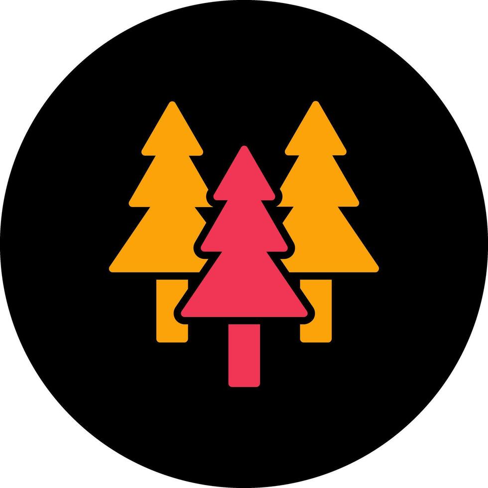 Evergreen Tree Icon Design vector