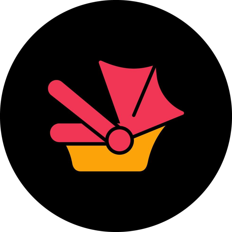 Car Seat Safety Icon Design vector