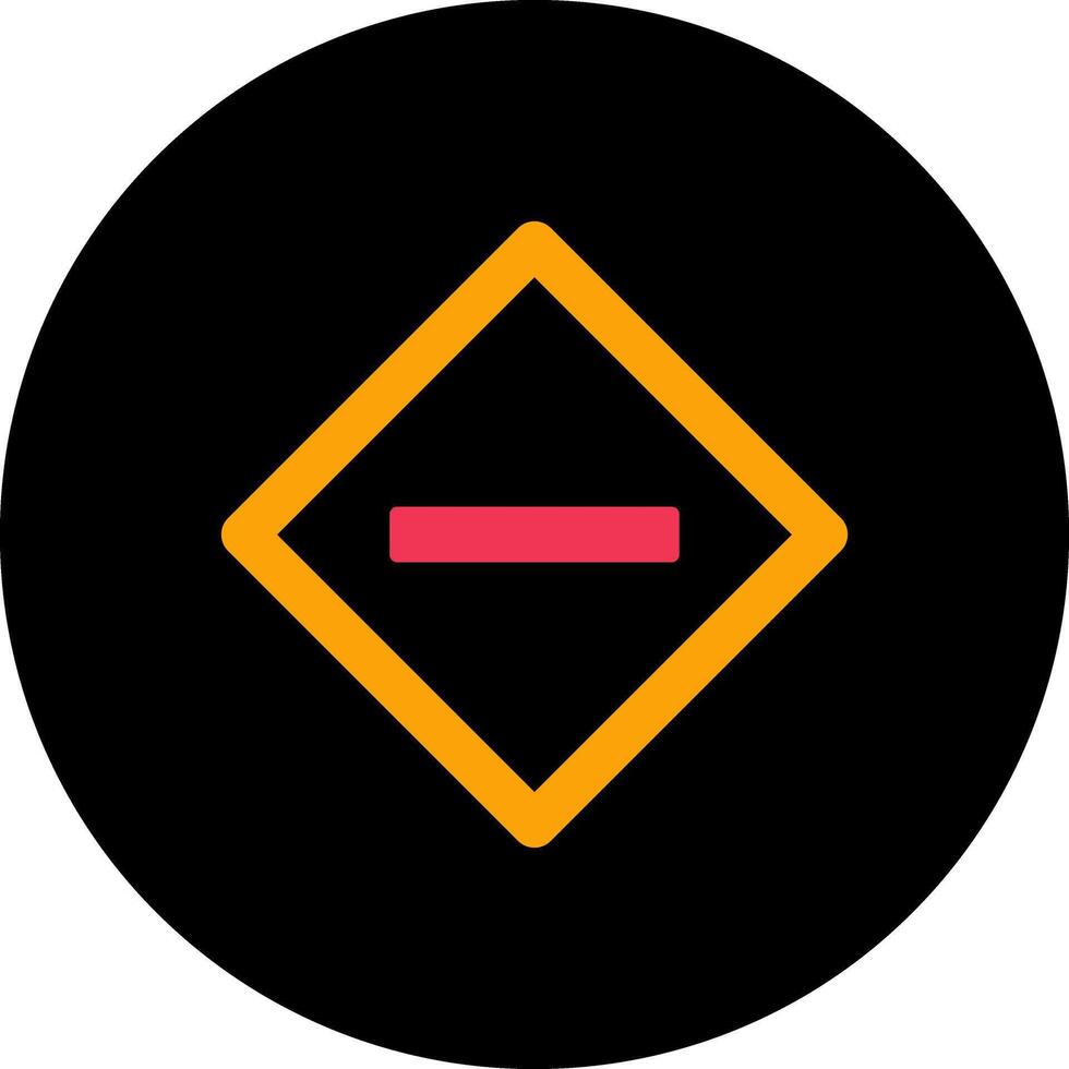 Minus Sign Icon Design vector