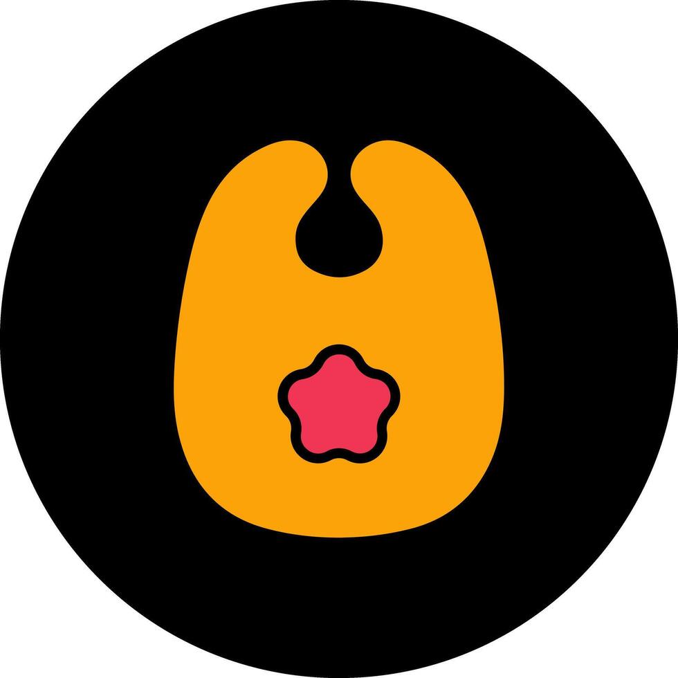 Cute Bibs Icon Design vector