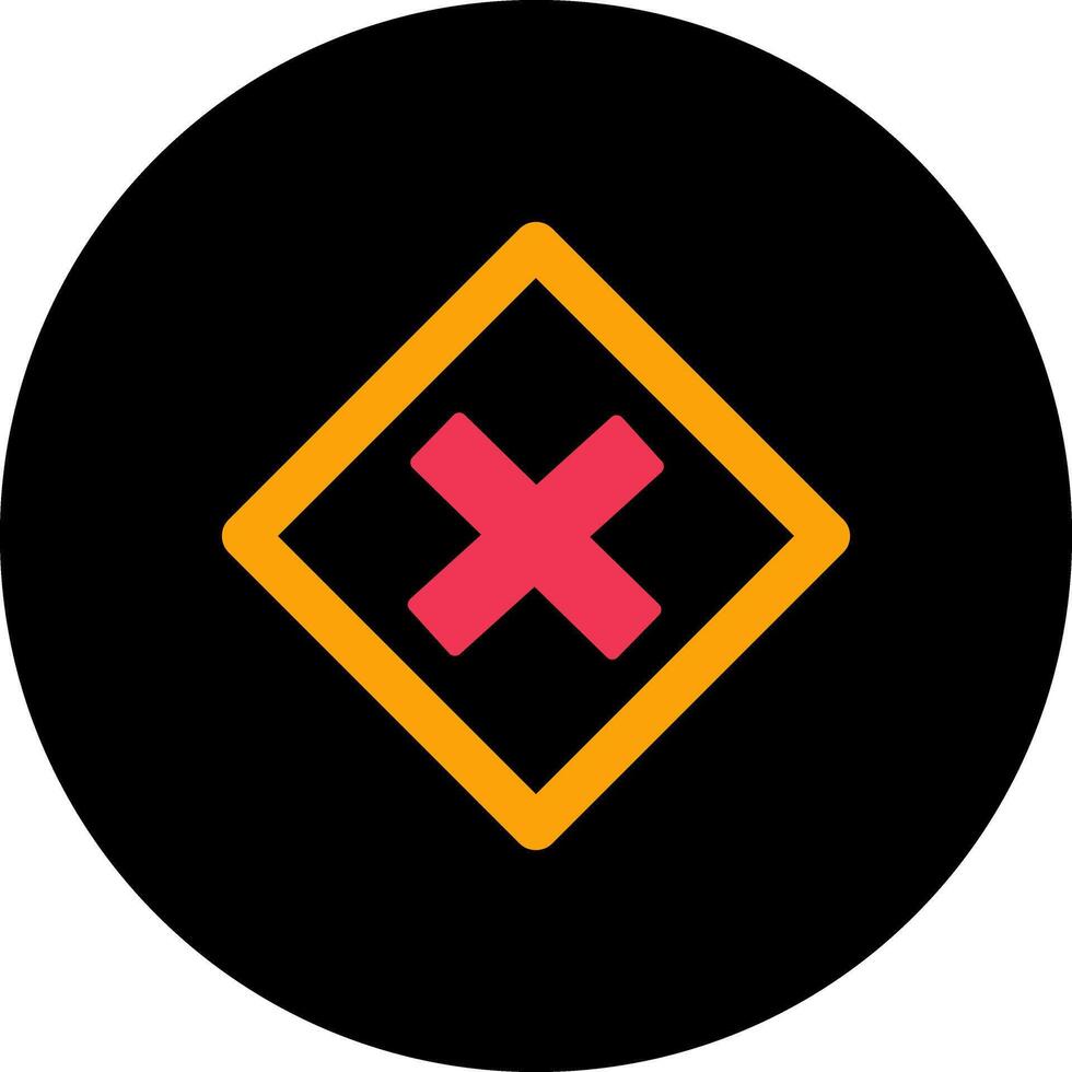 Multiplication Sign Icon Design vector