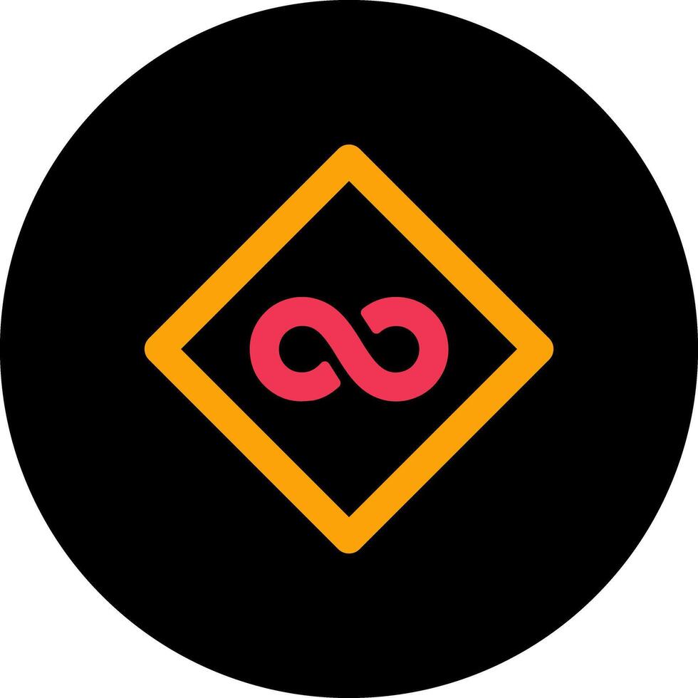 Infinity Sign Icon Design vector