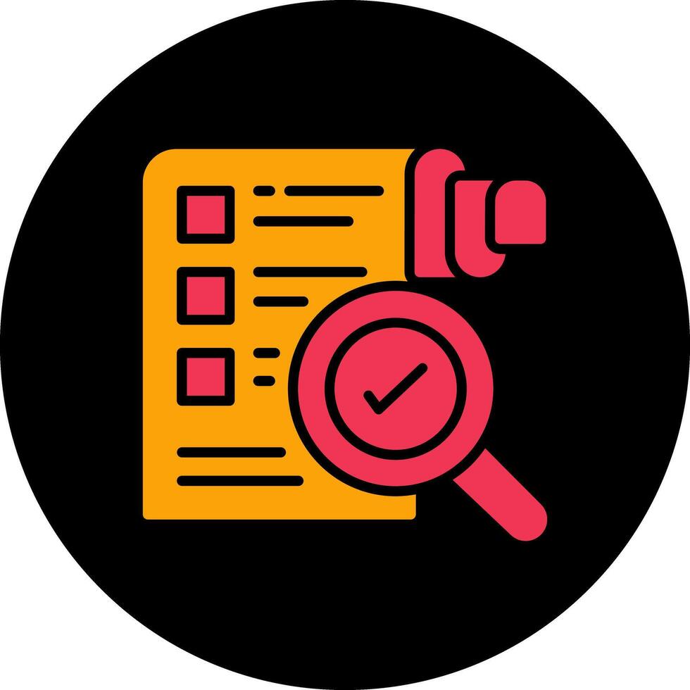 Profile Evaluation Icon Design vector