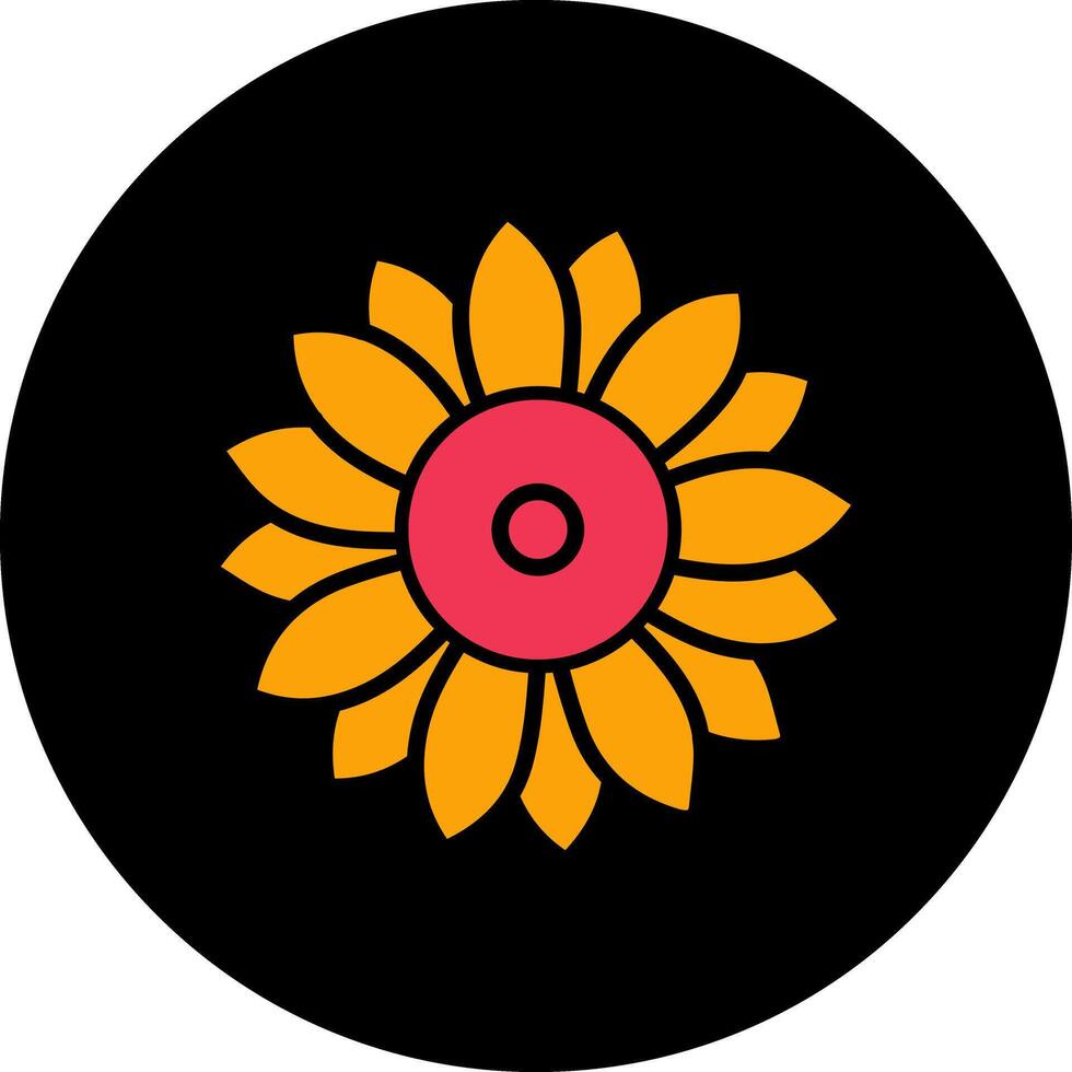 Floral Arrangement Icon Design vector