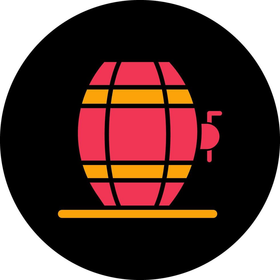 Wine Barrel Rack Icon Design vector