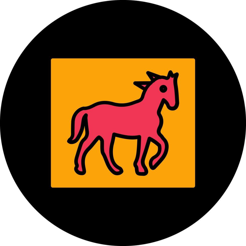 Pin the Tail Game Icon Design vector