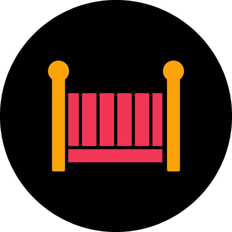 Nursery Cots Icon Design vector