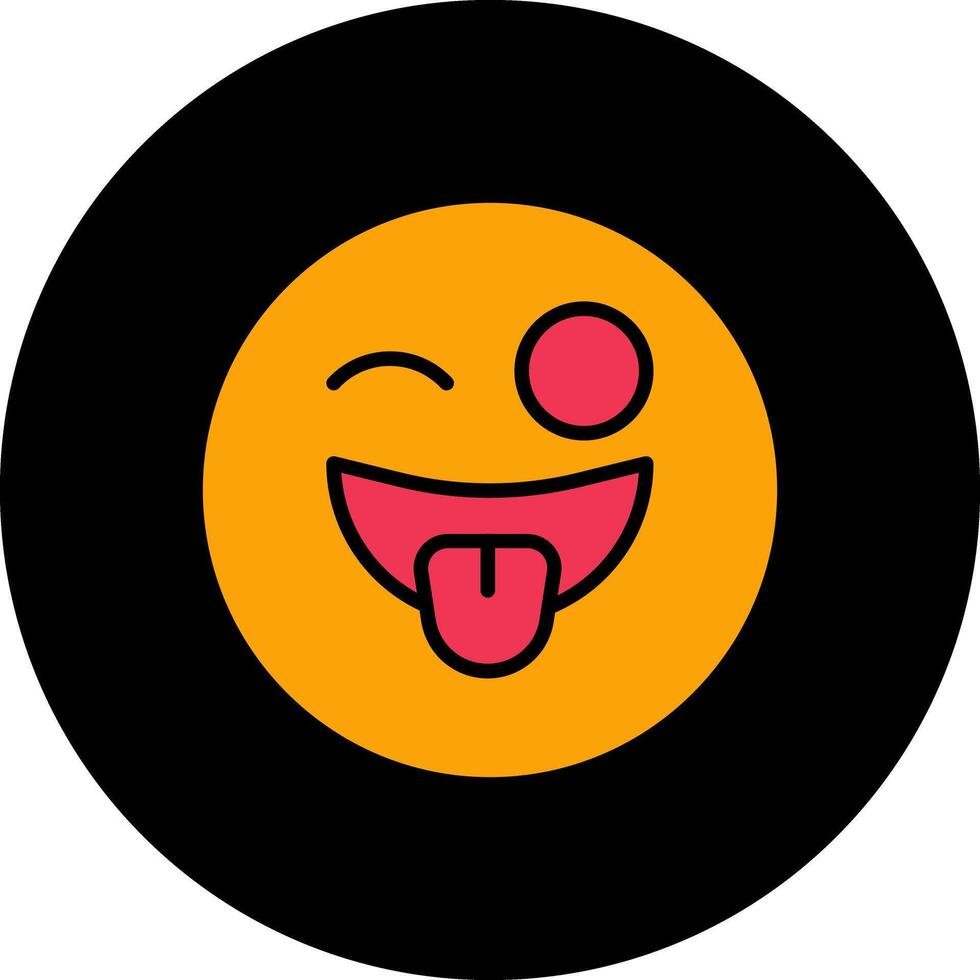 Zany Face Icon Design vector