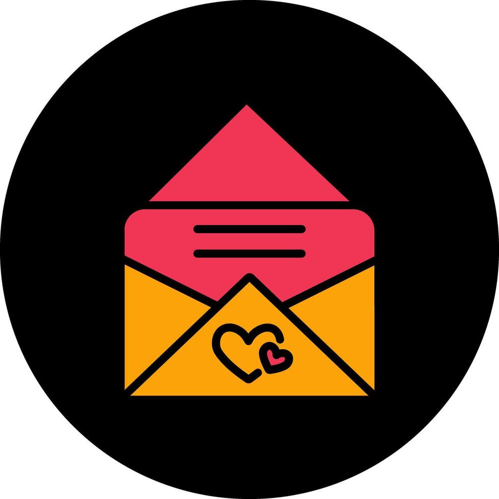 Love Letter Icon Design vector