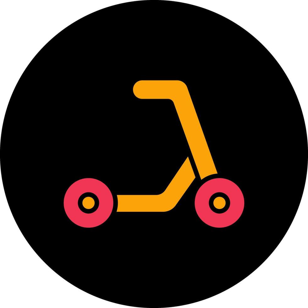 Kick Scooter Icon Design vector