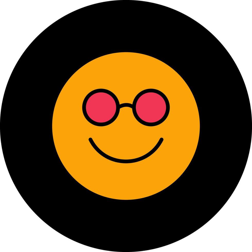 Nerd Face Icon Design vector
