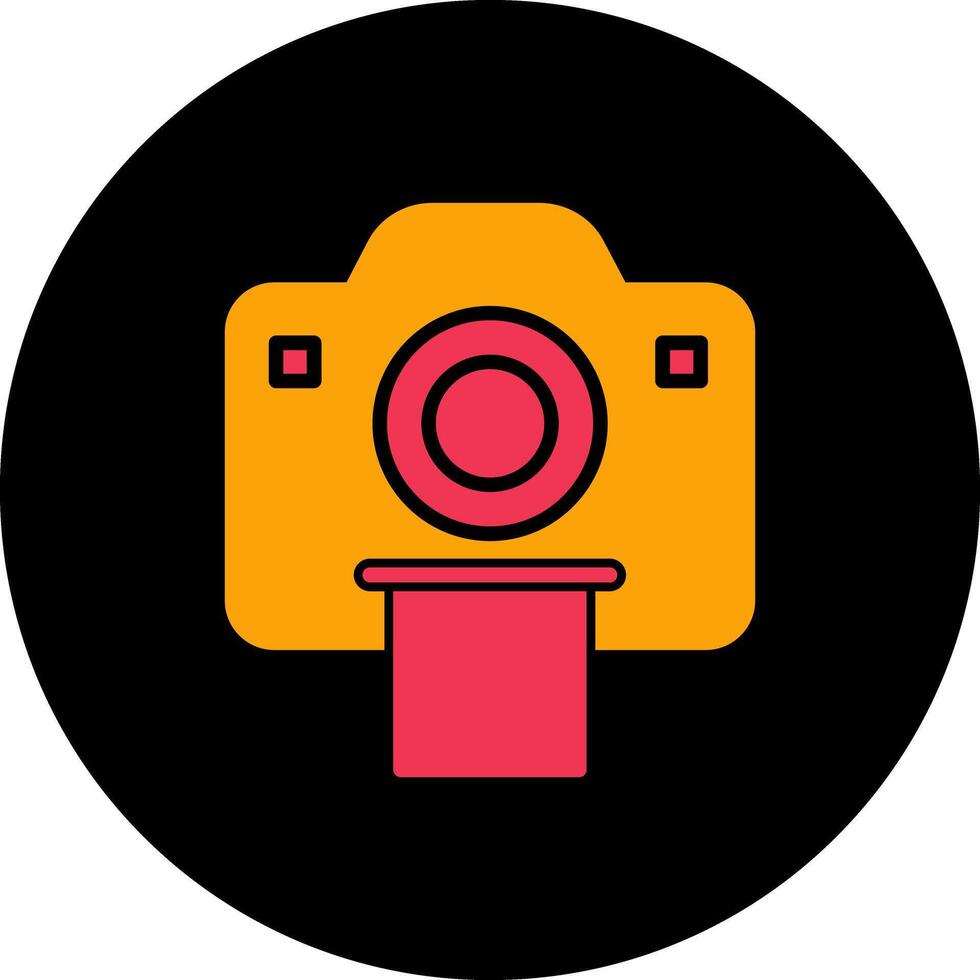 Polaroid Photos Icon Design vector