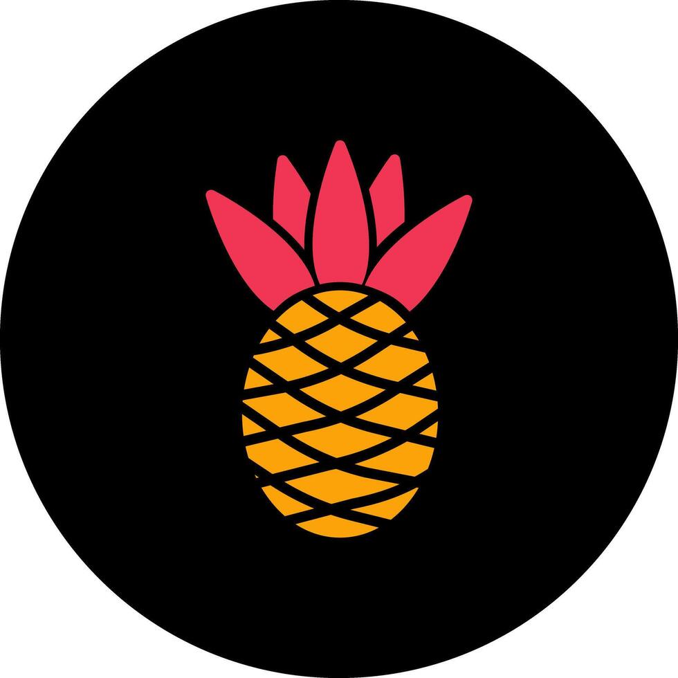 Pineapple Icon Design vector