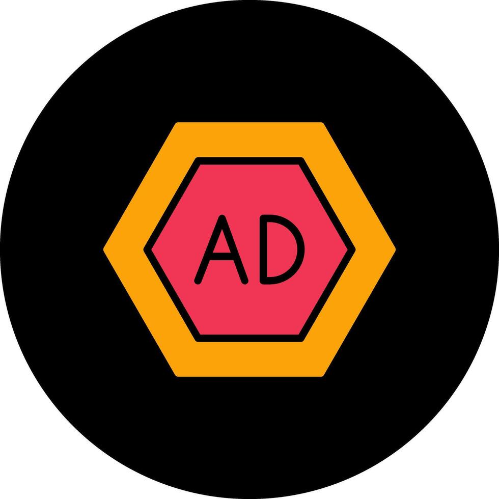 Ad Blocker Icon Design vector