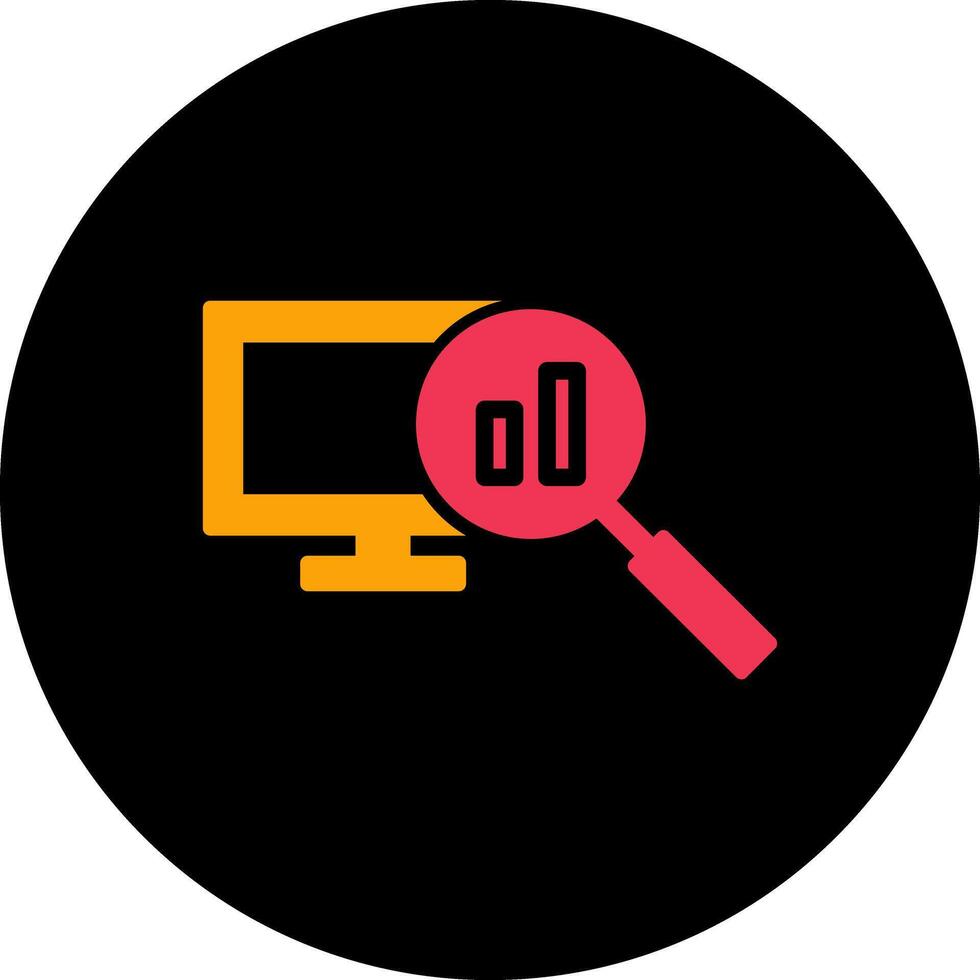 Data Research Icon Design vector