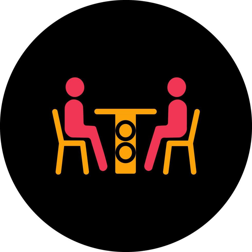 Family Dinner Icon Design vector