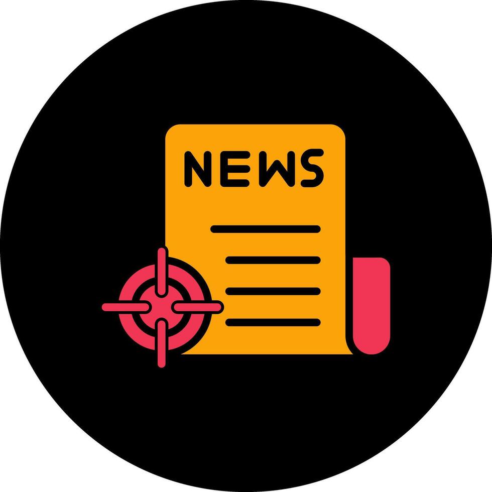 News Scoop Icon Design vector