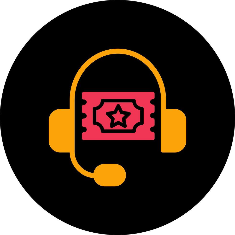 Support Ticket Icon Design vector