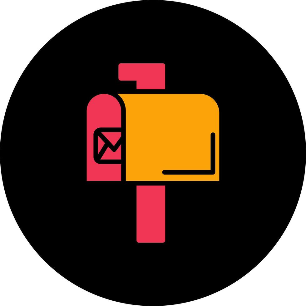 Mailbox Key Icon Design vector
