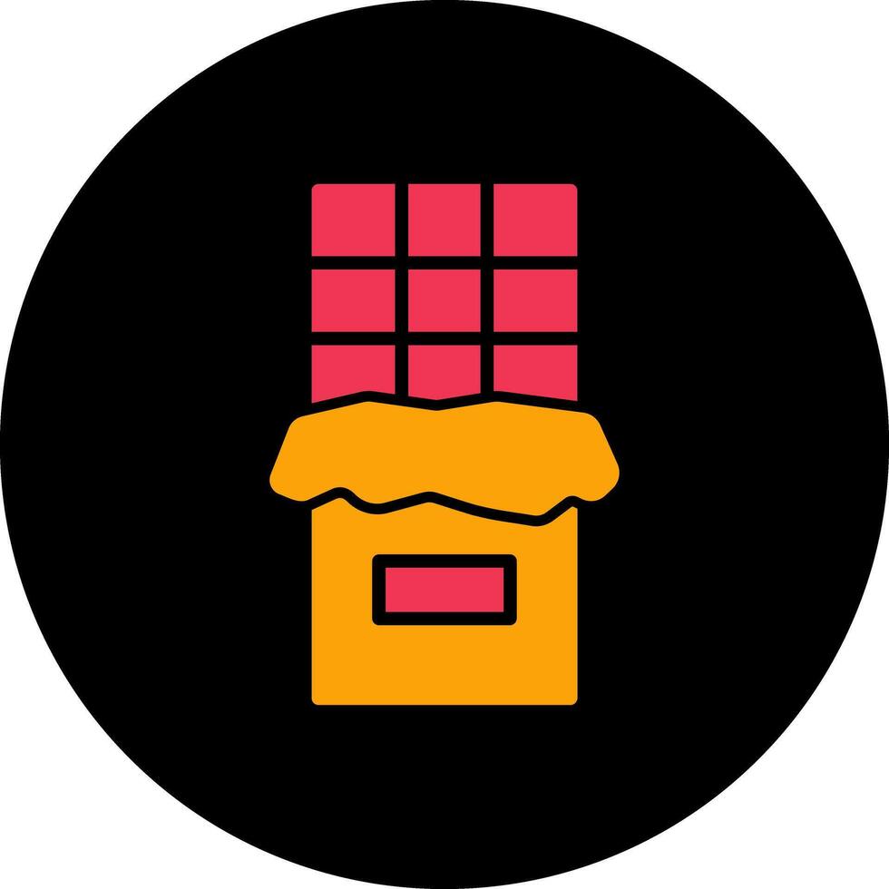 Chocolate Bar Icon Design vector