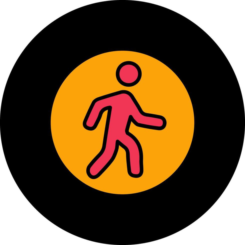 Person Walking Icon Design vector