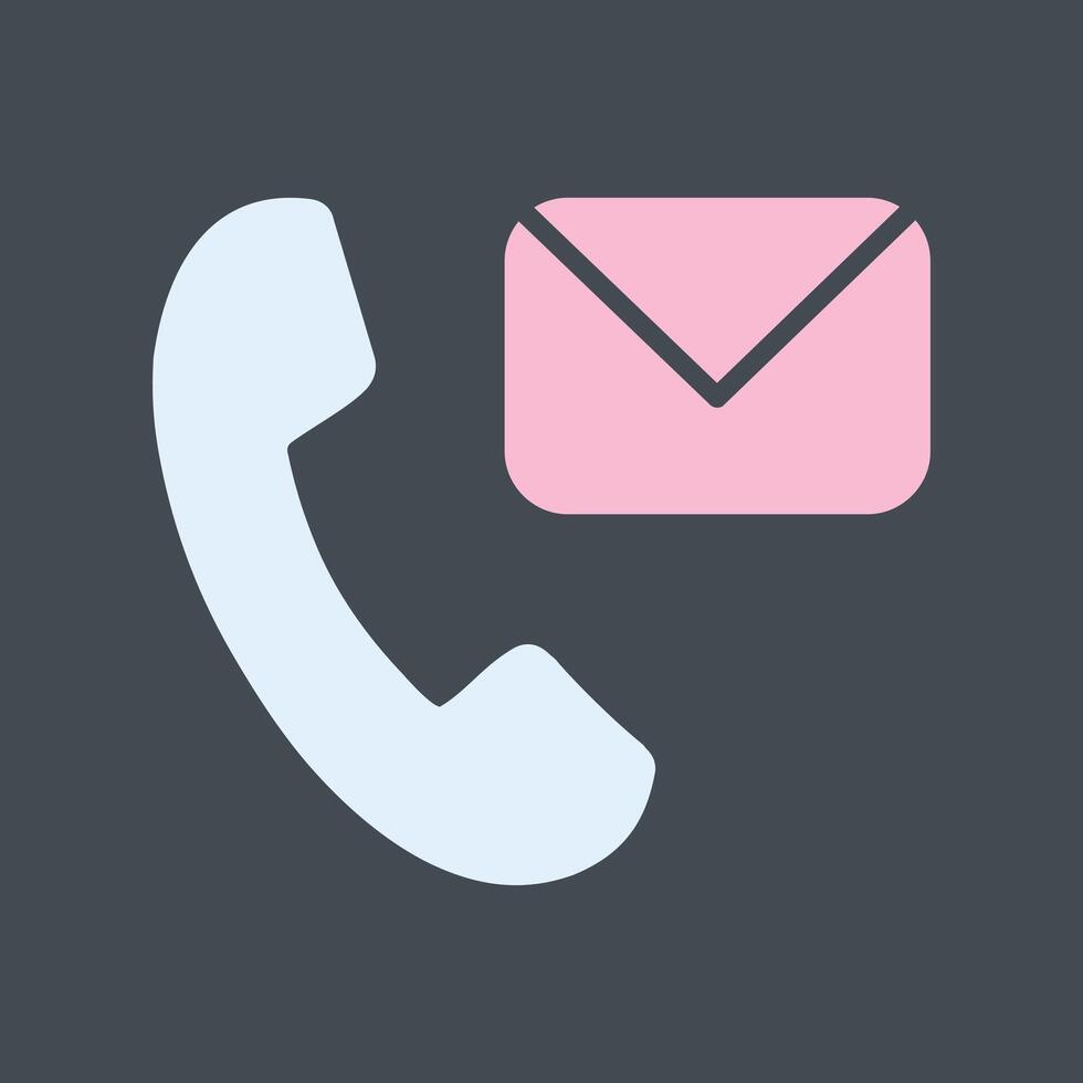 Contact Us Icon Design vector