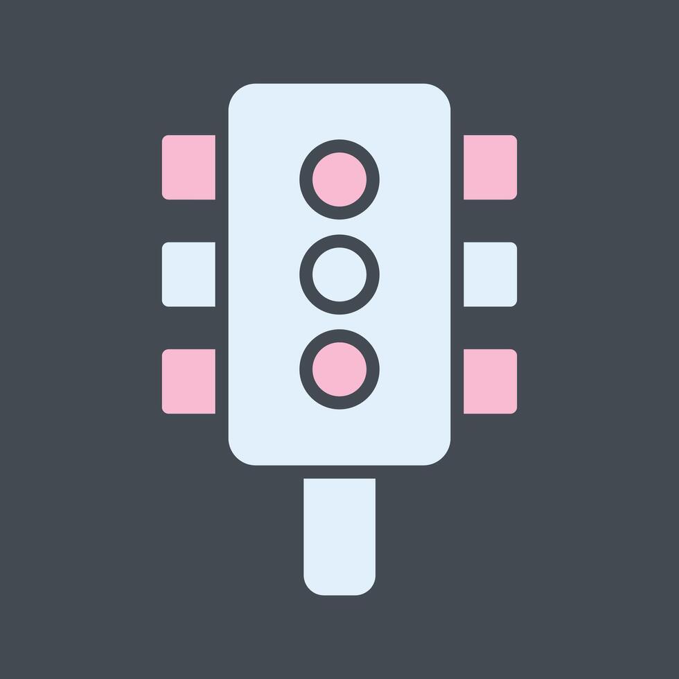 Traffic Light Icon Design vector
