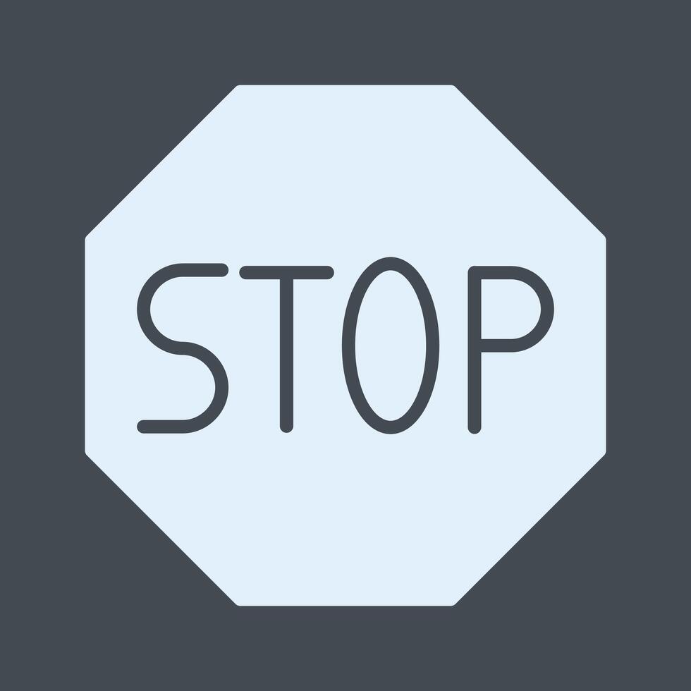Stop Sign Icon Design vector