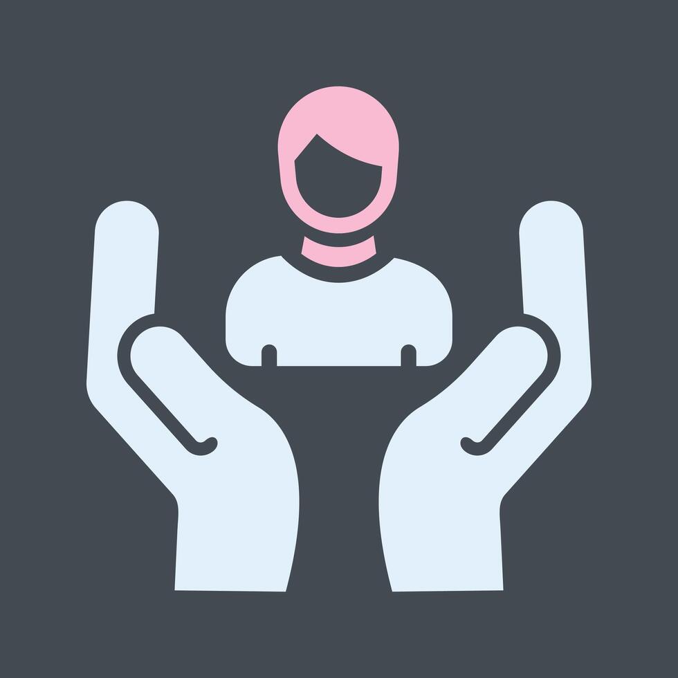 Employee Insurance Icon Design vector