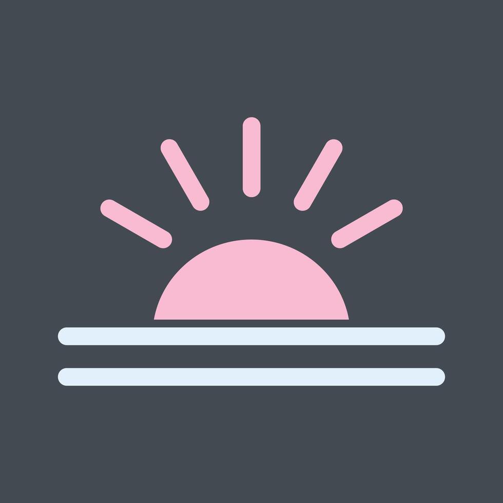 Sunrise Icon Design vector