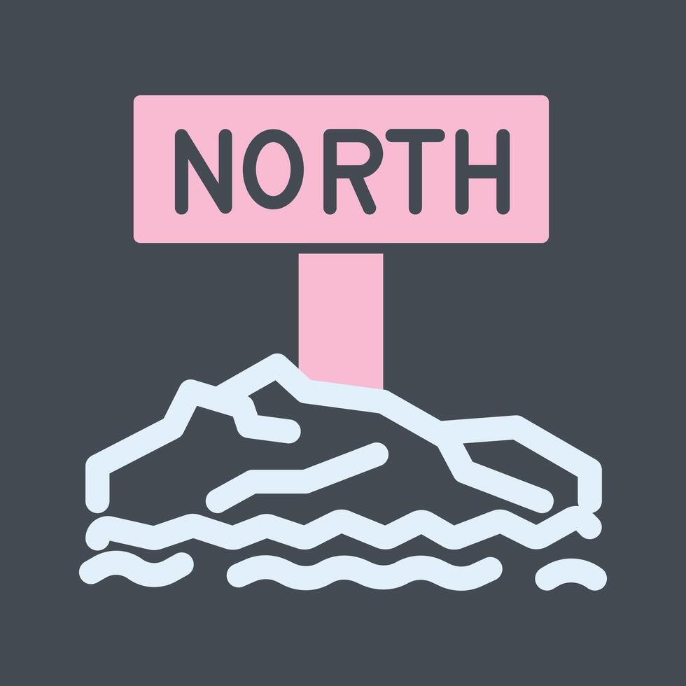 Northpole Icon Design vector