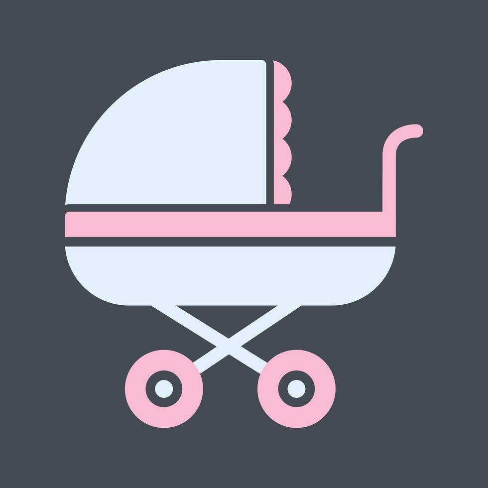 Stroller Time Icon Design vector