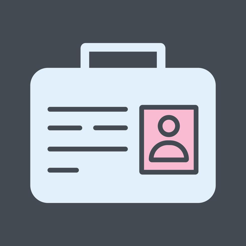Office Card Icon Design vector