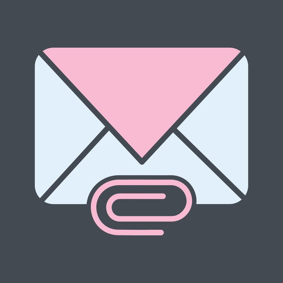 Attachments Icon Design vector