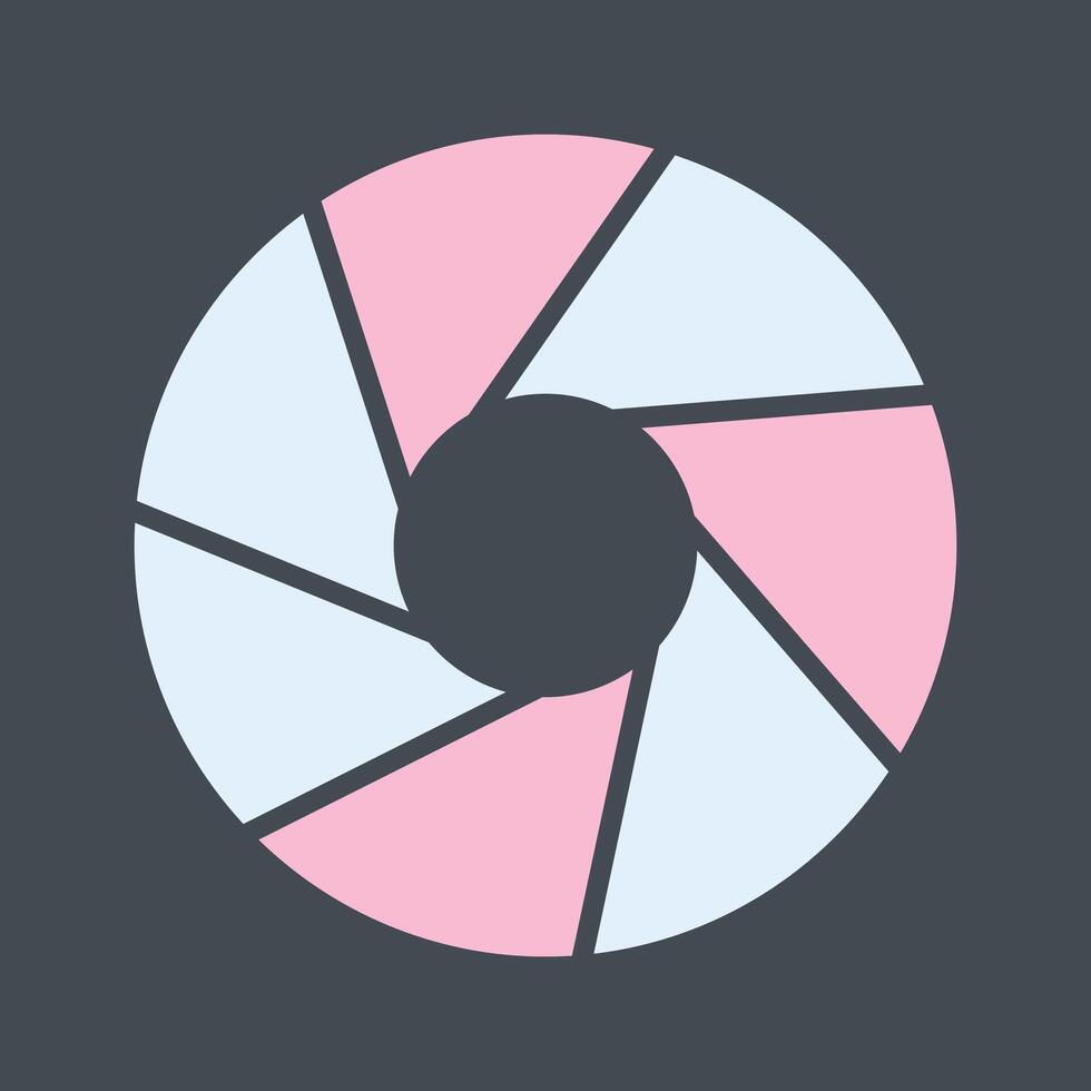 Aperture Artifacts Icon Design vector