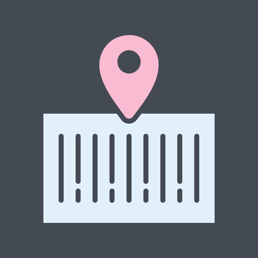 Barcode Tracking Icon Design vector