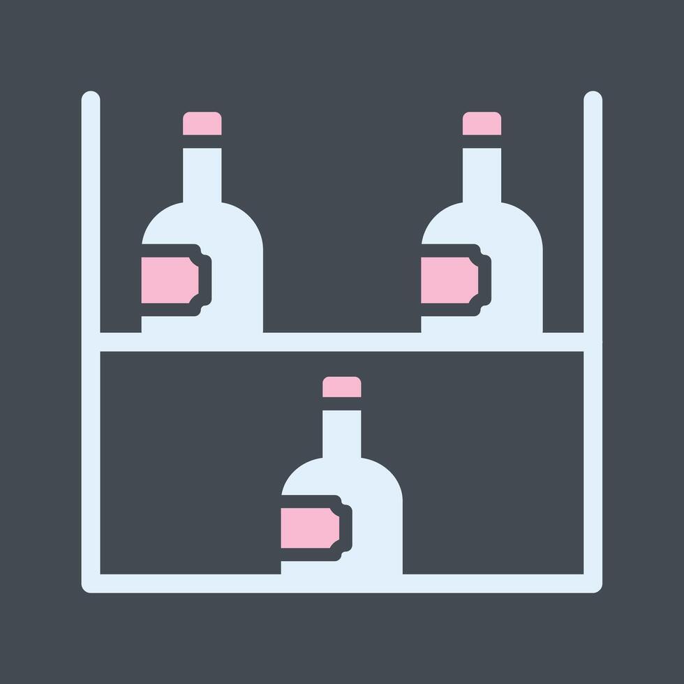 Wine Rack Icon Design vector