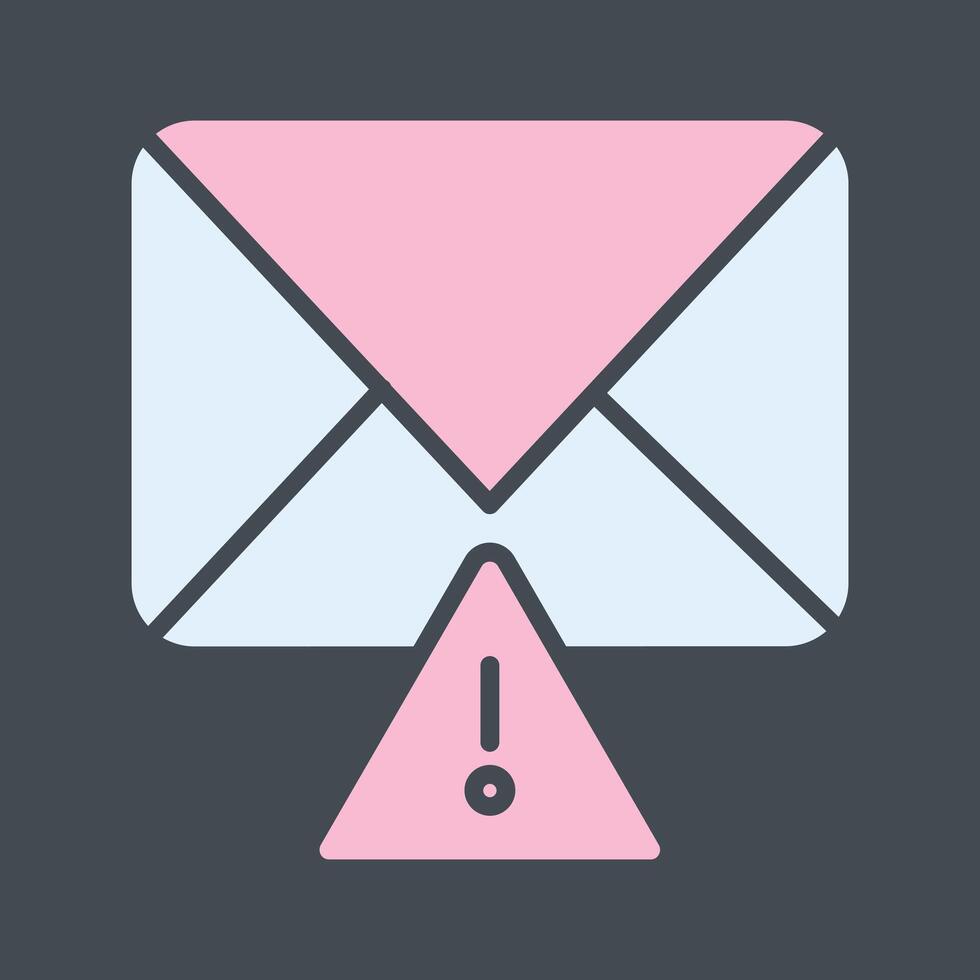 Message Alert Icon Design vector