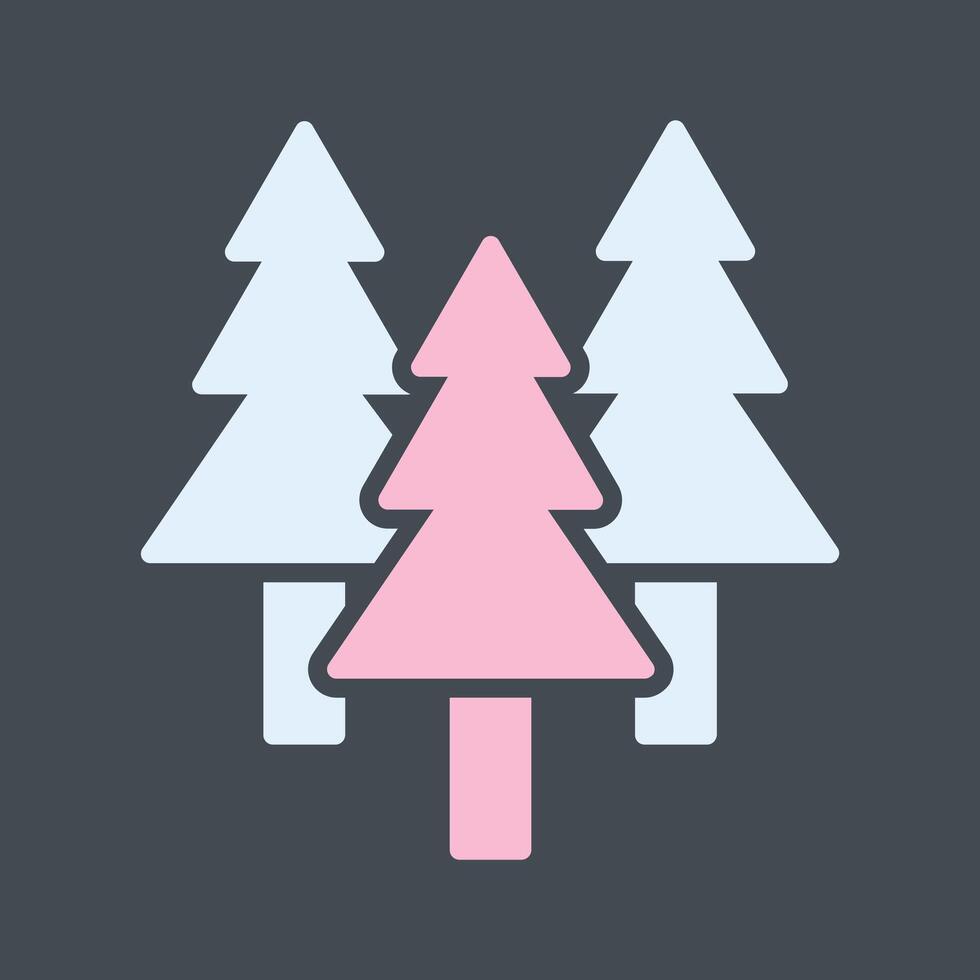 Evergreen Tree Icon Design vector