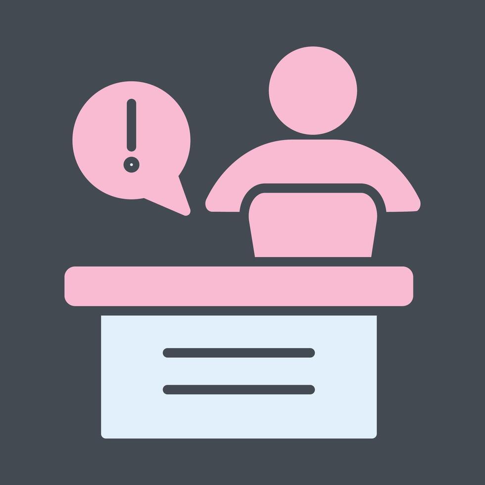 Service Desk Icon Design vector