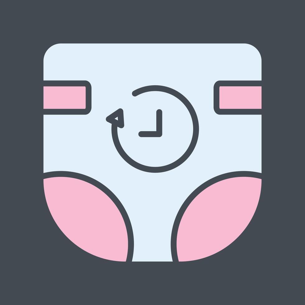 Diaper Duty Icon Design vector