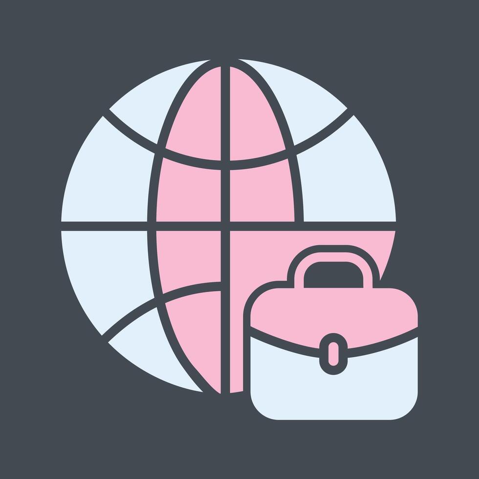 International Job Icon Design vector