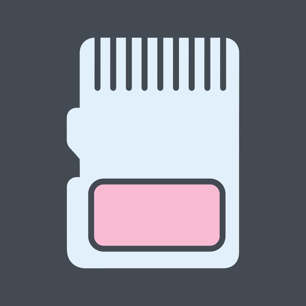 Memory Cards Icon Design vector