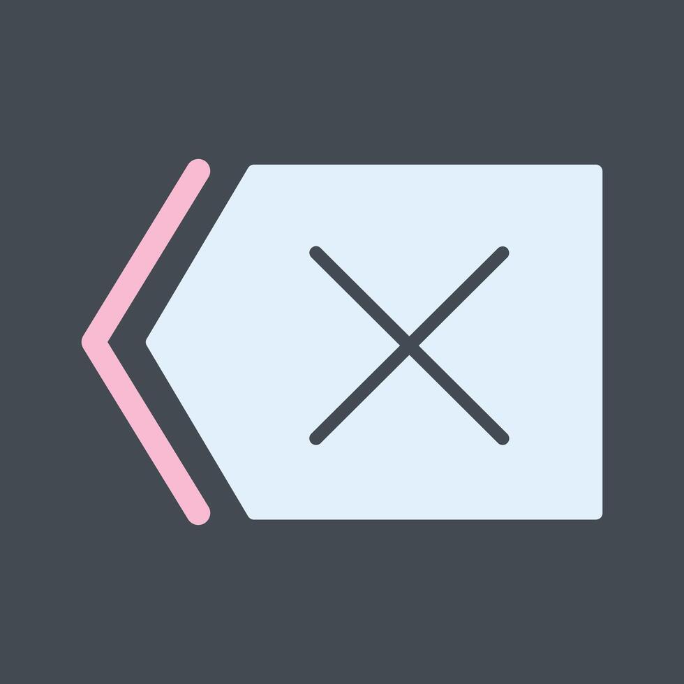 Delete Icon Design vector